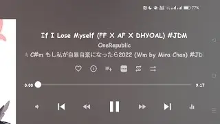 If i lose Myself (FF X AF X DHYOAL) #JDM