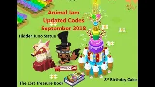 Animal Jam Codes - September 2018