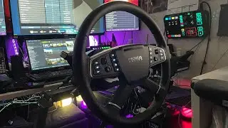 Moza R9 V3 and Multi Stalks Installation Into GT Omega Classic + American Truck Simulator Gameplay