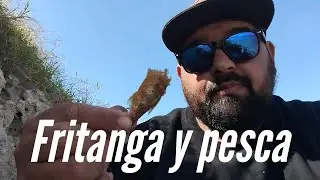 Pesca en el r&iacute;o salado y fritanga 