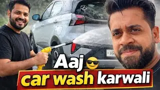 Finally aaj car wash karwa hi li #relatablevlog #dailyvlog #follow #teeds @theyashsinghvlogs 