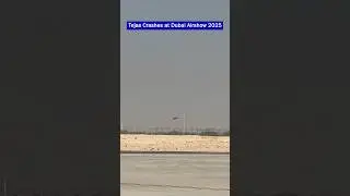 LCA Tejas Fighter Jet Crashes at Dubai Airshow 2025