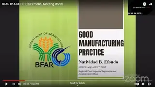 Regulatory Requirements in Fish and other Fishery Products in relation to food safety (GMP)