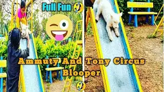 Ammuty & Tony Circus Blooper 🤣/Evening Time Park  Funny Video 🤪😜🤪