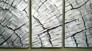 Ide Dekorasi Motif Dinding !! Motif Retak Batang Kayu !! Wood Crack Pattern