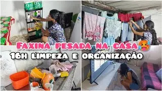FAXINA COMPLETA PESADA 🥵| FAXINA PESADA NA CASA + MOTIVAÇÃO DE LIMPEZA| LAVEI MUITA ROUPA | LIMPEZA