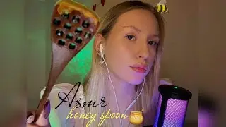ASMR | honey spoon, mouth sounds🍯(no talking)