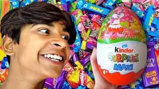 Golden-100 Colored Glitter Kinder Surprise Egg Toys Opening Video A Lot OF Kinder Joy Chocolate ASMR