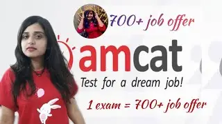 1 EXAM 700+ JOB OFFERS : Amcat || Beauty with Codes || Aishwarya Priya