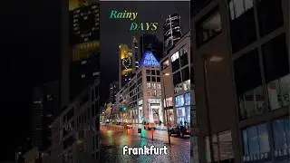 🌧️Walking around Frankfurt #Frankfurt #rain #walking