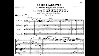 Beethoven - String Quartet No. 3 in D major (Op. 18 No. 3)