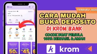 Cara Mudah Buka Deposito Di Krom Bank Cocok Buat Pemula 2026 | 100% Berhasil & Aman