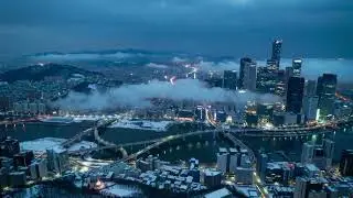 Seoul Midnight Frost - Cinematic Winter Atmosphere | City Atlas