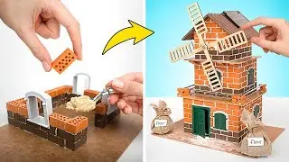 Un moulin &agrave; vent &eacute;tonnant &agrave; partir de mini-briques 🧱🌾