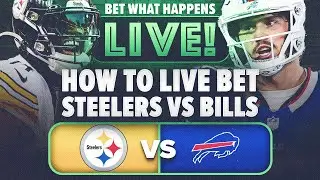 How to Live Bet Pittsburgh Steelers vs Buffalo Bills! NFL Wild Card Picks | Bet What Happens Live