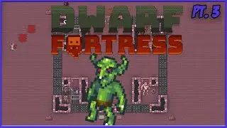 I made a Battle Arena in Dwarf Fortress