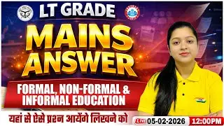 UP LT Grade Home Science Mains 2026 | UPPSC LT Grade Home Science Answer Writing By Kanika Ma'am