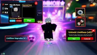 X2 LIMITLESS UPGRADE GOJU (SIX EYES) W/ REAPER EVOLVED SHOWCASE! ANIME ADVENTURES!