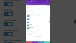 Info Window (Content Tab) - Divi Location Map Setting