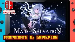 Maid of Salvation - (Nintendo Switch 1) - Framerate & Gameplay - 4K