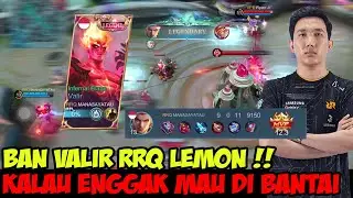 BIKIN NGERI !! RRQ LEMON DI BERI VALIR ?? MUSUH AUTO KENA BANTAI !! MLLB