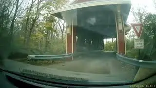 Yellow springs Ohio one lane covered bridge