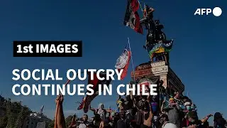 Protest in Santiago's Italy Square as social outcry continues in Chile | AFP