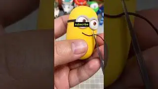 How To Make Minion With Clay #shorts #diy #youtubeshorts #art #clay