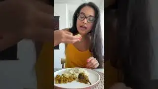 КАК ЕСТЬ РИС РУКАМИ 101 #ешьруками #шорты #индийскаяеда