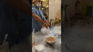 Instant ice cream by liquid nitrogen at flechazo Wakhad Pune #flechazo #wakhad