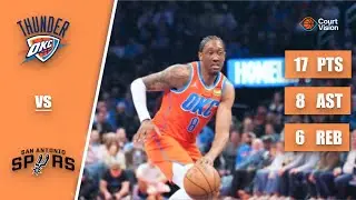 Jalen Williams - 17 Points, 8 Assists, 6 Rebounds vs Spurs - 2025-26 Regular Season