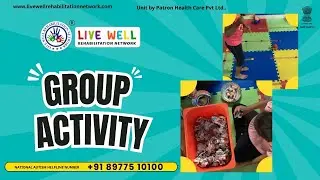 Group Activity  Finding & Sorting Beads @livewellrehabilitationnetwork  #autismawareness
