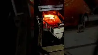 Blast Furnace💥Hot metal granulation plant(HMGP)🔥Hot metal pour in the water💦##iron #army #shorts
