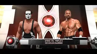 WWE 2K24 Triple H vs Sting Legendary WrestleMania Battle Gameplay