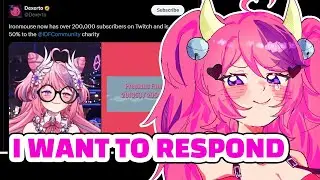 Ironmouse Reaction to Dexerto last Tweet About her