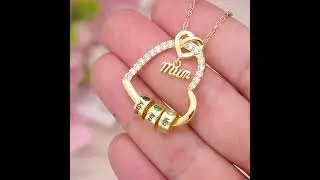 Custom Birthstone Necklace with Kids' Names: Create a Meaningful Gift for Mom this Christmas