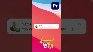 Free Whatsapp Message Motion Graphic | Premiere Pro Mogrt Download