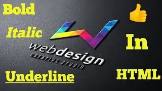 Bold Italic and Underline in html|How to print bold italic and underline in html|Web Guruji