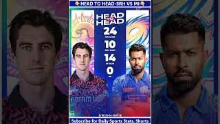 srh vs mi head to head matches in ipl history #shortsfeed #mivssrh #tataipl2025 #hardikpandya