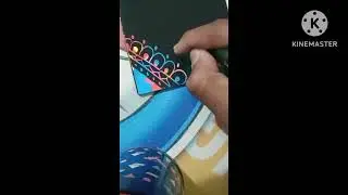HOW TO DRAW BEAUTIFUL DRAWING OF FREEHAND PATTERN ON SCRATCH BOOK. EASY SCRATCH ART.