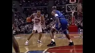 Allan Houston's Last Game with the Pistons (33 Points - 1996 Playoffs)