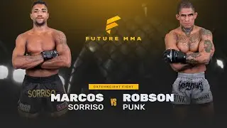 WHAT? FLYING KNEE TO KILL (Sorriso vs. Punk) - Future MMA 11- COMPLETE FIGHT