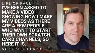 How I make and edit scratch card videos. I hope anyone who is starting a channel finds this useful