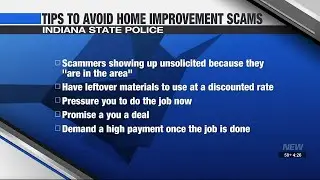 ISP issues tips to avoid home improvement scams
