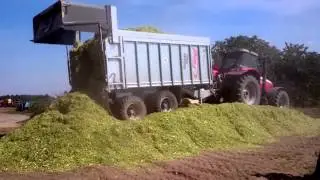 FLIEGL ASW 140 + Massey Ferguson 6495. AKCJA KISZONKA! Claas Jaguar