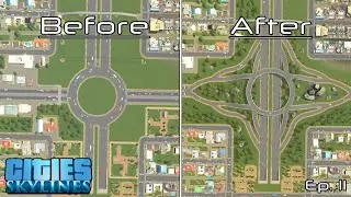 Roundabout Upgrade | Cities: Skylines | Ep. 11