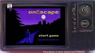 onEscape - Intro & Music in STEREO  - Genuine ATARI 800XL (NTSC) - ATARI 8 bit Music