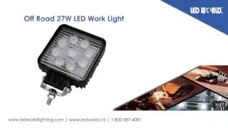 Off Road vehicle LED light 27W