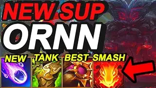 Wild Rift China Ornn Support - Sup MVP - Tank Carry Build Runes - Challenger Ornn Gameplay