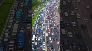 kolkata traffic Busy traffic in Kolkata - West Bengal Delhi traffic nightmare: Tailback traffic near